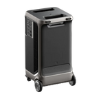 Anker SOLIX F3800 bundle with silver black carbon fiber suitcase