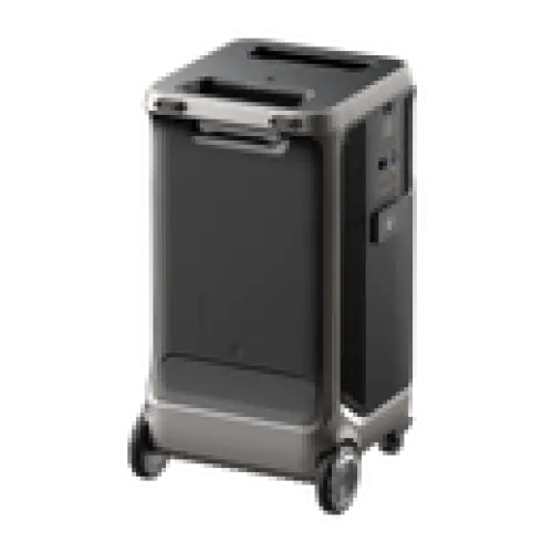 Black Anker SOLIX F3800 hardshell suitcase with wheels