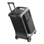 Anker SOLIX F3800 7680Wh silver black portable generator with wheels