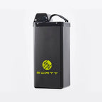 EWatt 60V 53Ah Sur-Ron Light Bee battery upgrade, black with yellow green accents