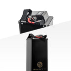 EWatt 72V 42Ah Talaria Sting battery upgrade with red silver cables