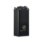 EWatt 72V 63Ah black rectangular battery with silver logo and wires for Talaria Sting