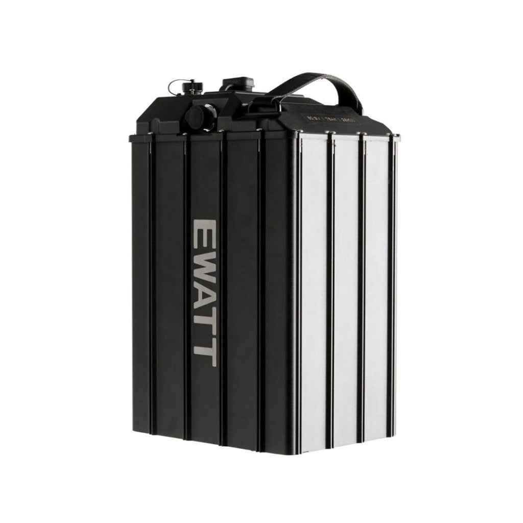 Black and silver EWatt 80V 76Ah battery upgrade for Sur-Ron Ultra Bee