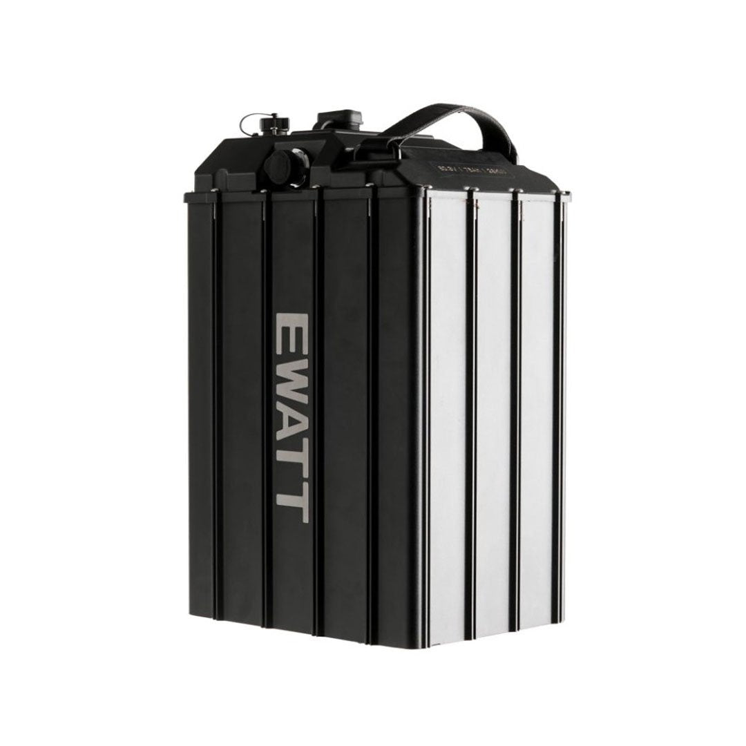 Black and silver EWatt 80V 76Ah battery upgrade for Sur-Ron Ultra Bee