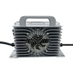 Silver metallic industrial fan for EWatt Fast Chargers for EWatt Batteries Only