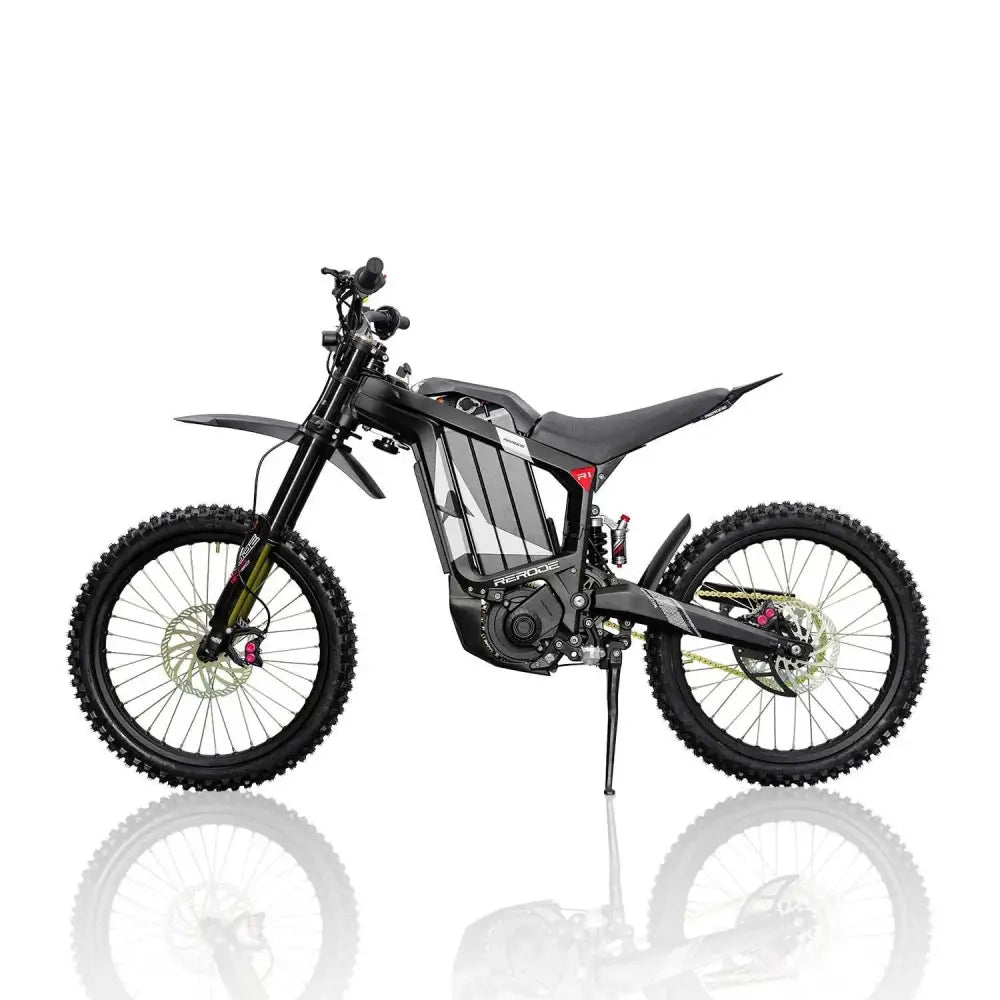 HEZZO 8000W Electric Dirt Bike 72v 35Ah Electric Bike Middrive Rerode 