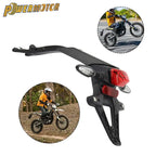 Black Sur-Ron Ultra Bee rear fender with taillight, turn signals