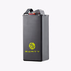 Nexbat 72V 50Ah black battery with yellow ewatt logo and handle