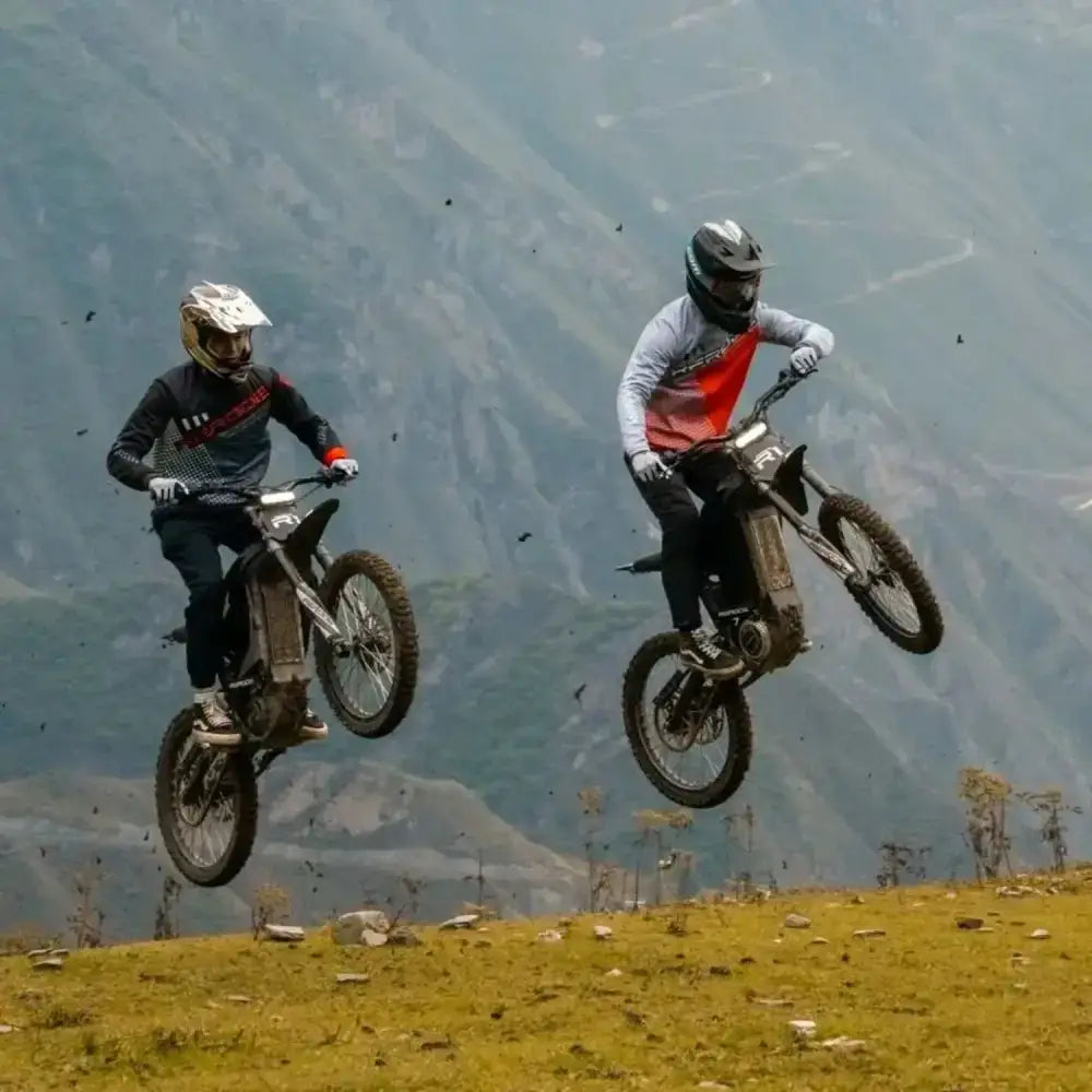 HEZZO 8000W Electric Dirt Bike 72V 35Ah Off-Road Ebike 53MPH