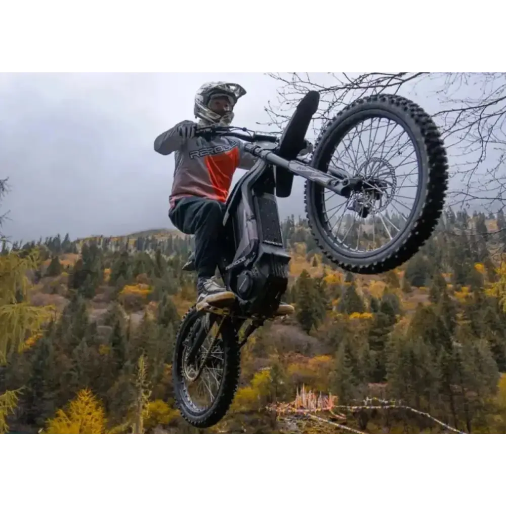 HEZZO 8000W Electric Dirt Bike with 72V 35Ah Battery 53MPH