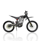 Matte black and silver 8000W HEZZO electric dirt bike off-road