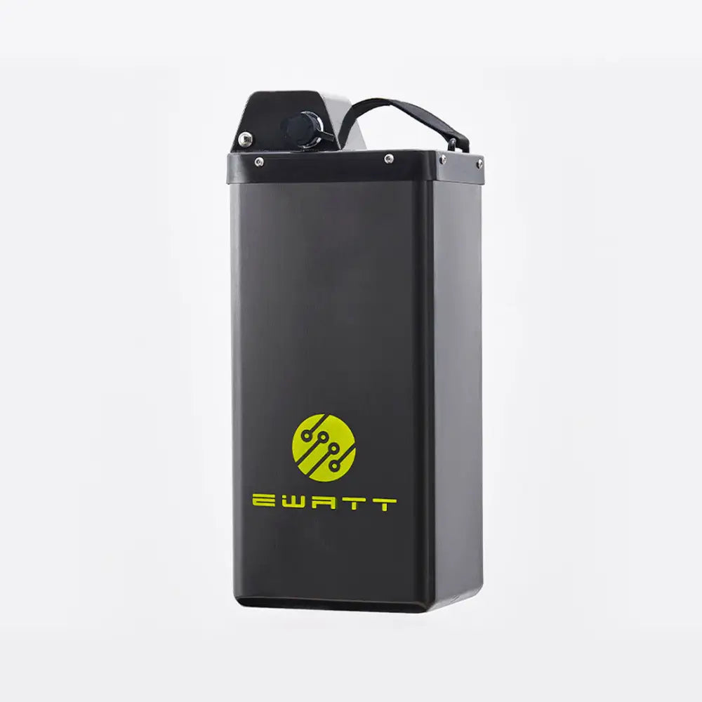 EWatt 60V 65Ah Talaria Sting battery upgrade with yellow green logo