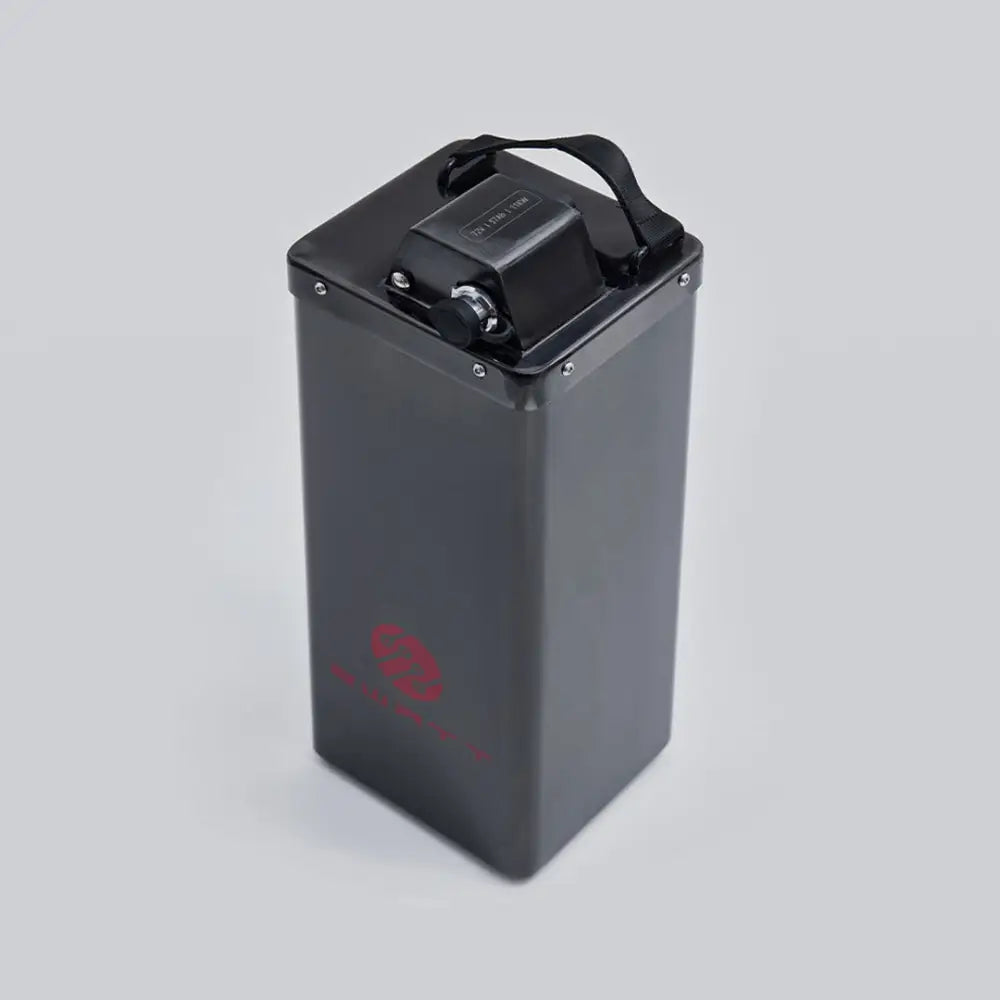 EWatt 72V 57Ah black battery upgrade for Talaria Sting with red logo