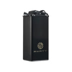 EWatt 72V 63Ah black rectangular battery with silver logo and wires for Talaria Sting