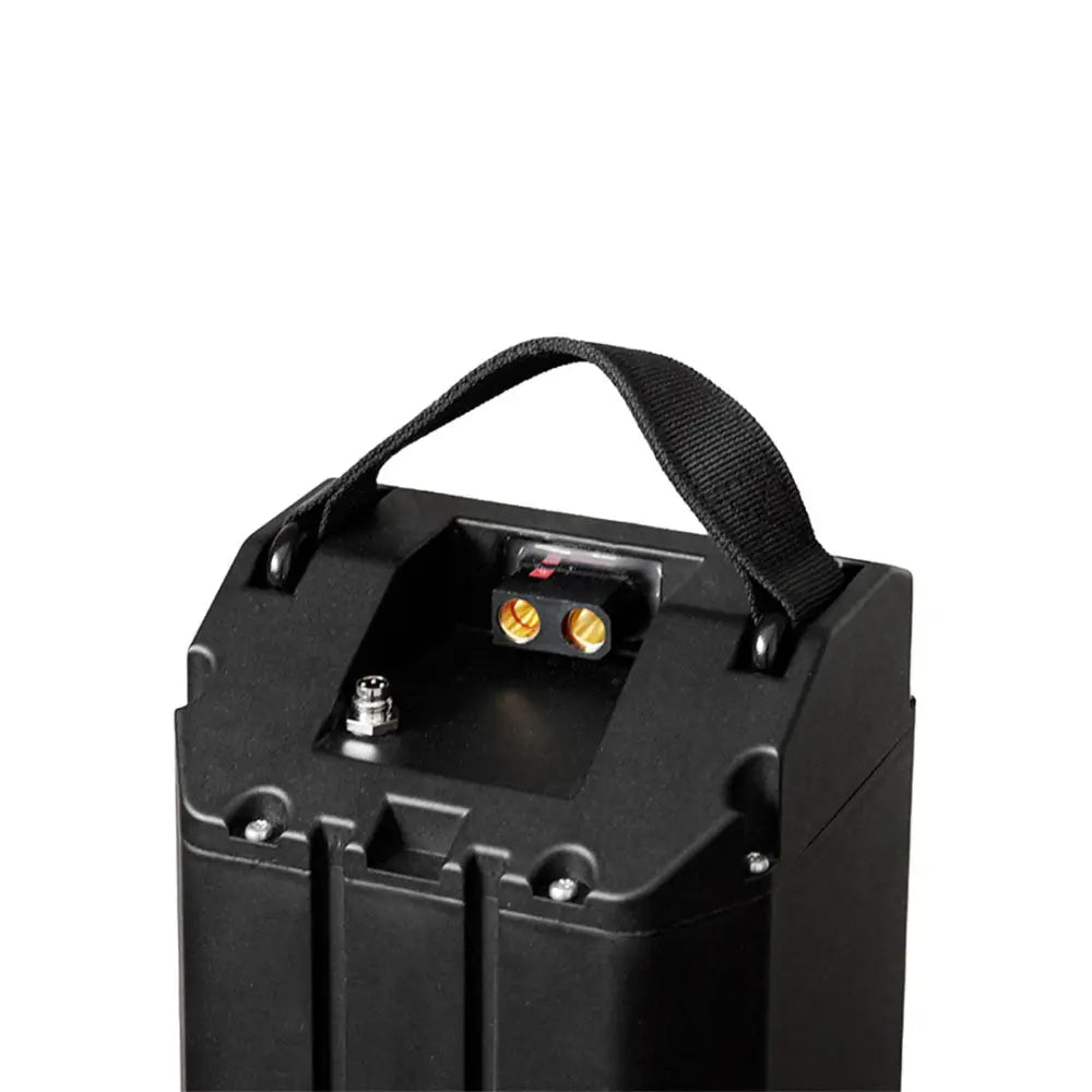 EWatt 74V 44Ah battery upgrade for Talaria X3, black with handle and gold terminals