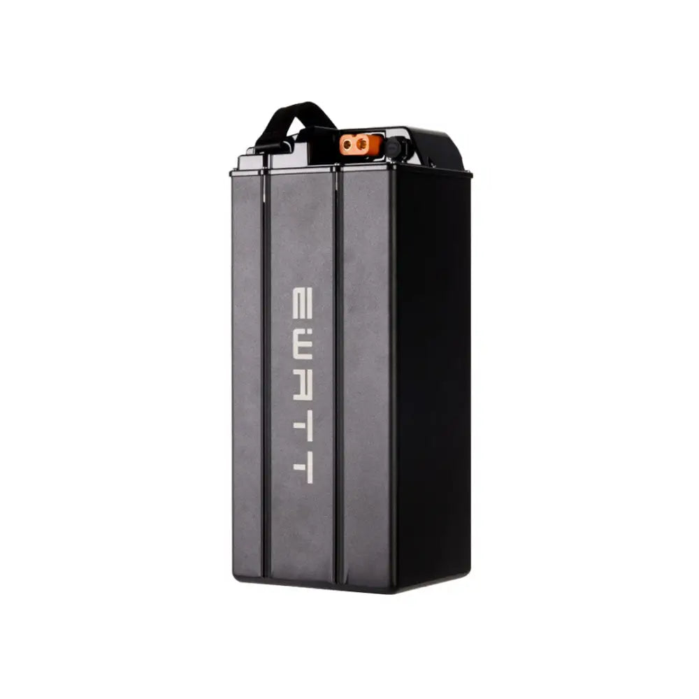 EWatt 81.4V 45Ah black and silver battery with orange connectors
