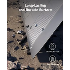 Anker SOLIX 400W Foldable Solar Panel with stone-like metal roof tile texture