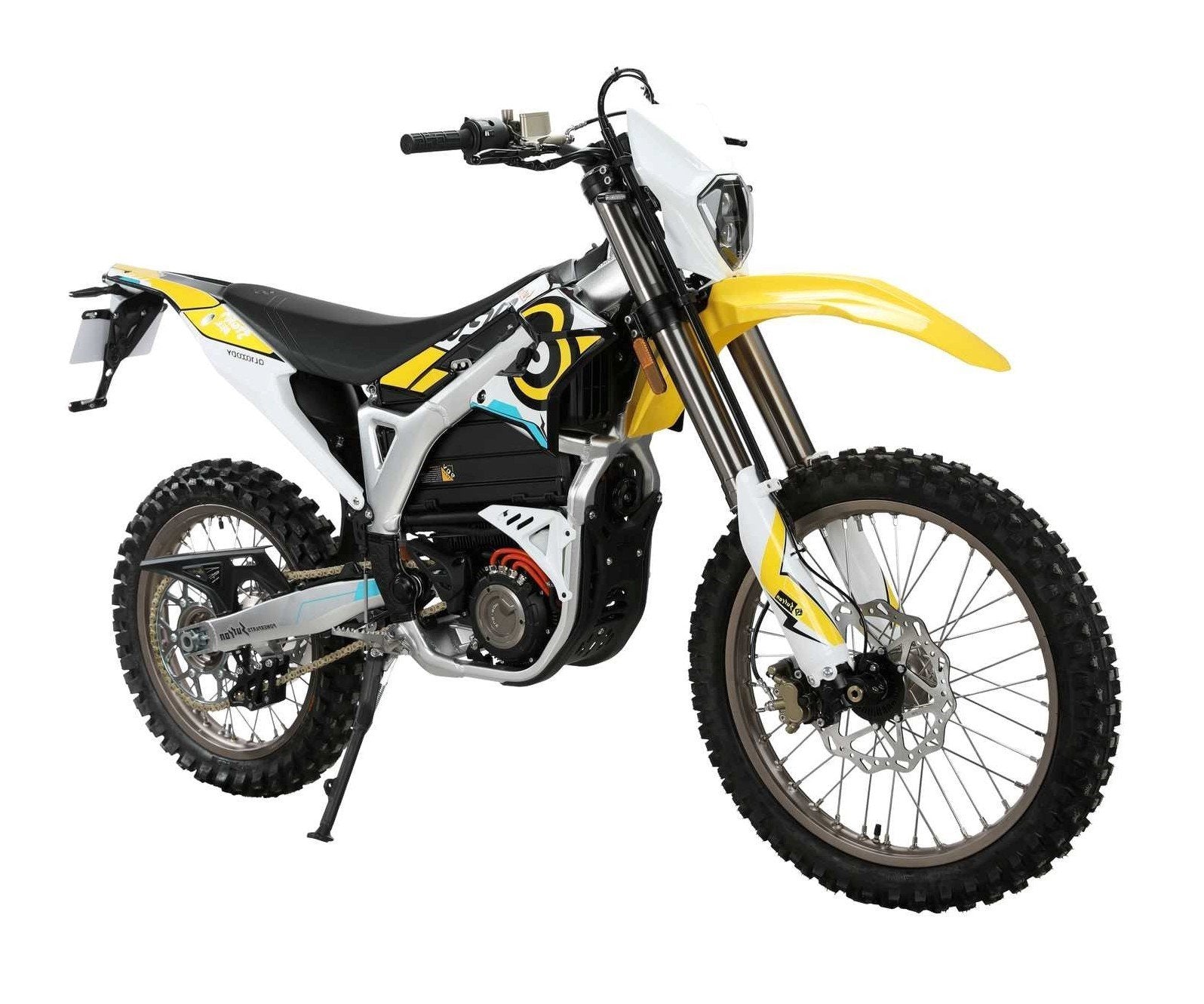 Surron Storm Bee electric dirt bike with 22500W peak power and 75 mile range