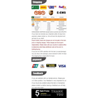 Sur-Ron Ultra Bee taillight shipping label with delivery options